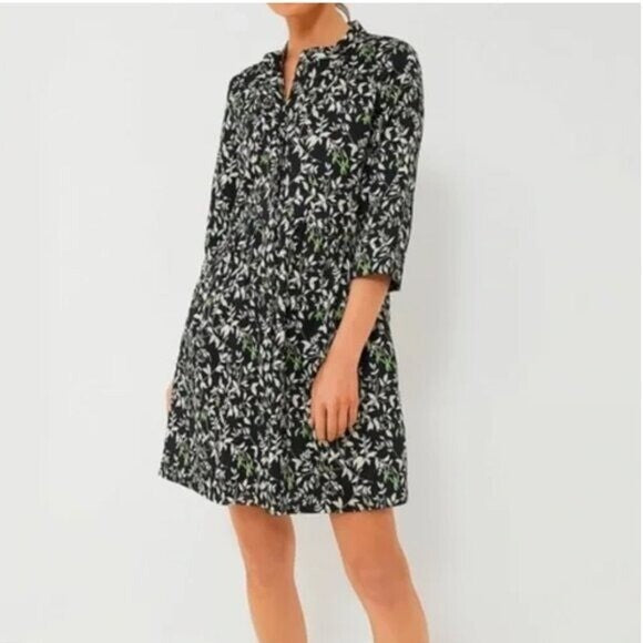 Tuckernuck | NEW Verdant Iris Short Sleeve Royal Shirt Mini Dress Size S